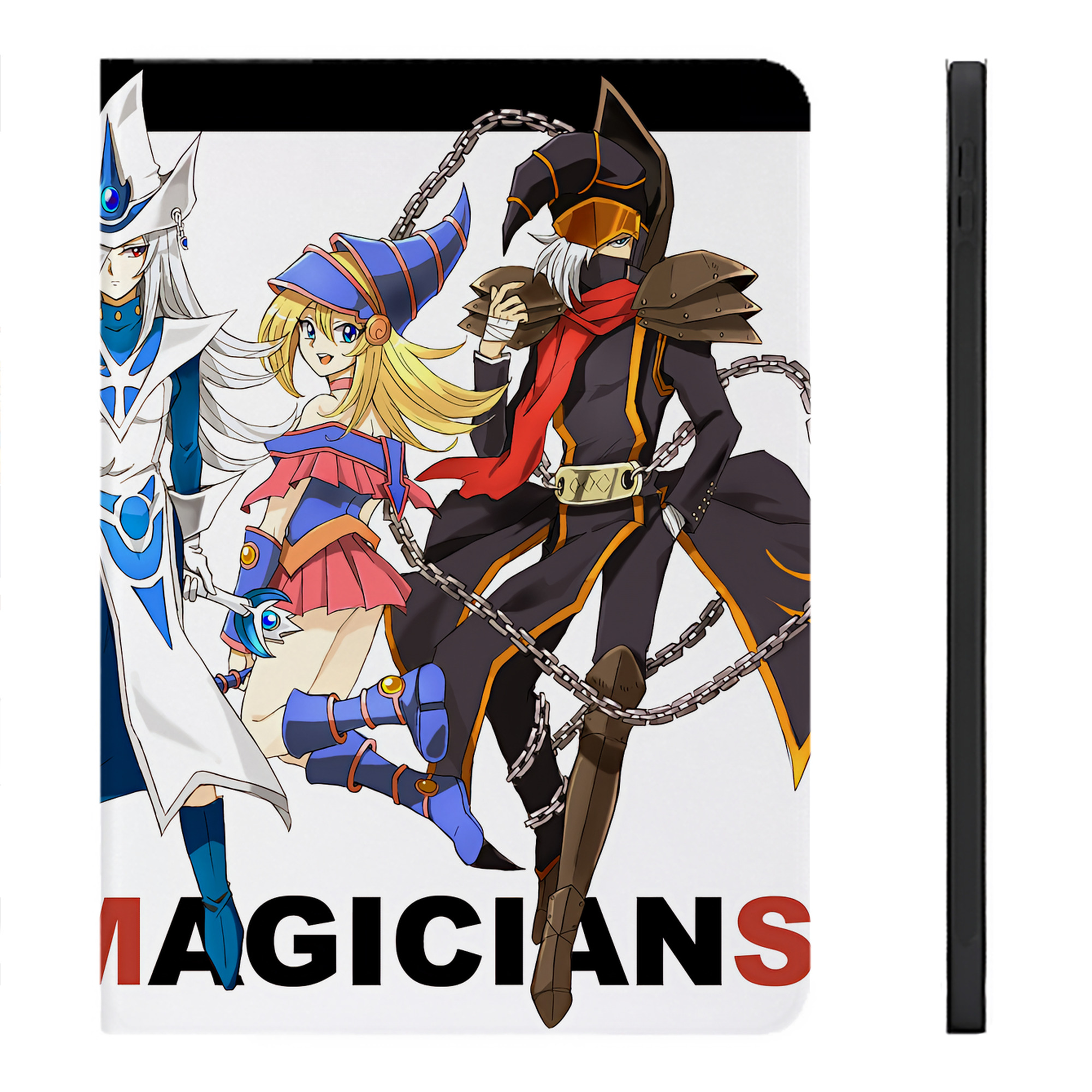 （画像用） 遊☆戯☆王 Yu-Gi-Oh! IPadケース ペンホルダー付き ブックスタイルデザイン